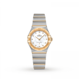montre Omega Constellation pour femme en nacre de 25 mm