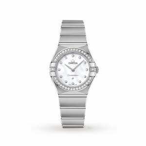 montre Omega Constellation pour femme en nacre de 25 mm