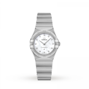 montre Omega Constellation pour femme en nacre de 25 mm