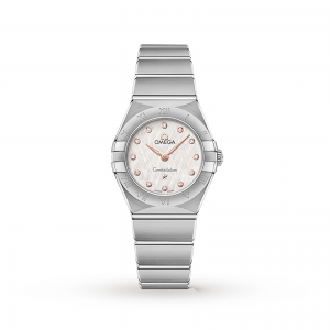 montre oméga constellation dames argent 25 mm