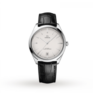 montre oméga tresor pour homme en argent de 40 mm