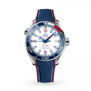 montre Omega Planet Ocean pour hommes, blanc, 43 mm