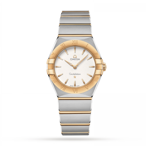 montre Omega Constellation pour femme en argent 28 mm