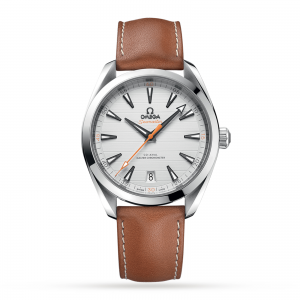 montre oméga aquaterra pour homme en argent de 41 mm