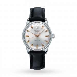 Longines Heritage Hommes Silver 35mm Montre