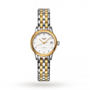 montre phare longines dames blanc 26mm