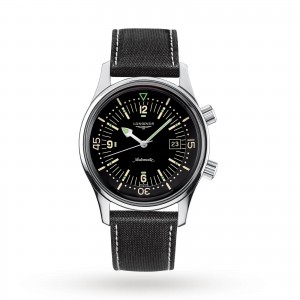 Longines Heritage Hommes Black 42mm Montre