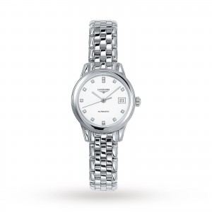 montre phare longines dames blanc 26mm