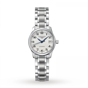 montre longines master collection dames argent 25,5 mm