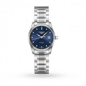 montre longines master collection dames bleu 29mm