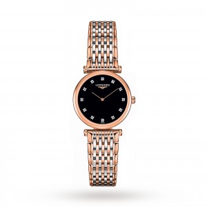 montre longines la grande classique femme noir 24mm