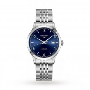 longines record Hommes bleu 38,5 mm montre
