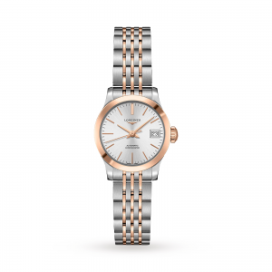 montre longines record dames argent 26mm