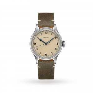 Longines Heritage Montre homme 39 mm ivoire