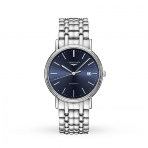 montre longines presence Hommes bleu 38,5 mm