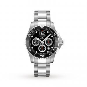 montre Longines Hydroconquest pour homme grise 43 mm