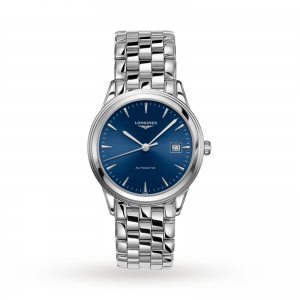 montre phare unisexe longines bleu 38,5 mm
