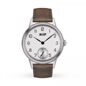 montre Tissot T-Heritage pour homme en argent de 42 mm