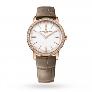 vacheron constantin traditionnelle montre femme 33mm argent