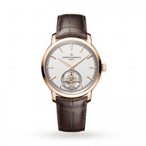 vacheron constantin traditionnelle montre homme blanc 41mm