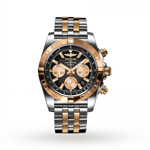 Breitling chronomat montre homme noir 41 mm