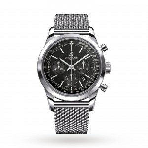 breitling transocean montre homme noir 43mm
