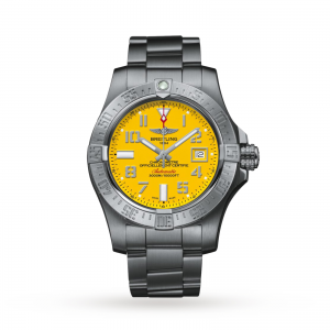 breitling avenger montre homme jaune 45 mm
