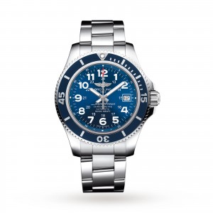 Breitling Superocean montre homme bleu 42 mm