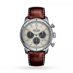 breitling aviator 8 montre homme 43 mm argent