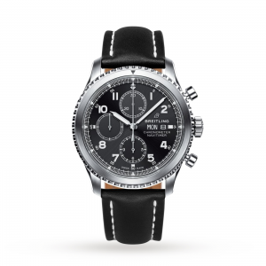 breitling aviator 8 montre homme noir 43mm