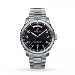 breitling aviator 8 montre homme noir 41mm
