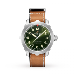 breitling aviator 8 montre homme vert 46mm