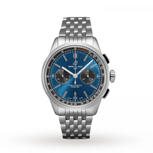 Breitling Premier montre homme bleu 42 mm