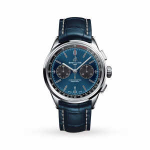 Breitling Premier montre homme bleu 42 mm