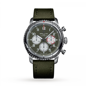 breitling aviator 8 montre homme verte 41mm