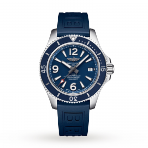 Breitling Superocean montre homme bleu 42 mm