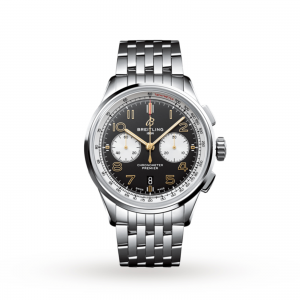 Breitling Premier montre homme noir 42 mm