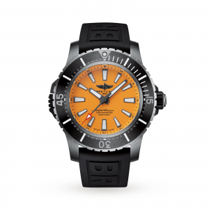 breitling superocean montre homme 48mm jaune