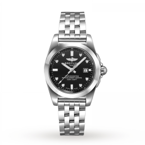 montre Breitling Galactic pour femme noire de 29 mm