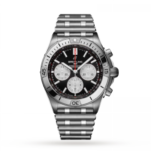 Breitling chronomat montre homme noir 42 mm