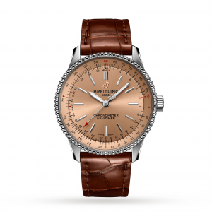 breitling navitimer dames marron 35mm montre