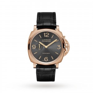 montre panerai luminor due Hommes noir 45mm