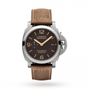Panerai Luminor Hommes Brown 44mm Montre
