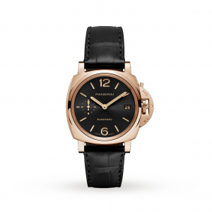 montre panerai luminor unisexe noir 38mm