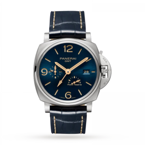 montre panerai luminor due dames bleu 45mm