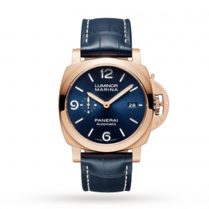 panerai luminor Hommes bleu 44mm montre