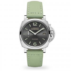 montre panerai luminor due unisex gris 38mm