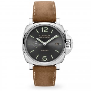 montre panerai luminor due Hommes grise 42mm