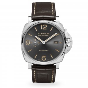 montre panerai luminor due Hommes grise 45mm