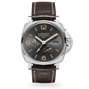 montre panerai luminor due Hommes grise 45mm